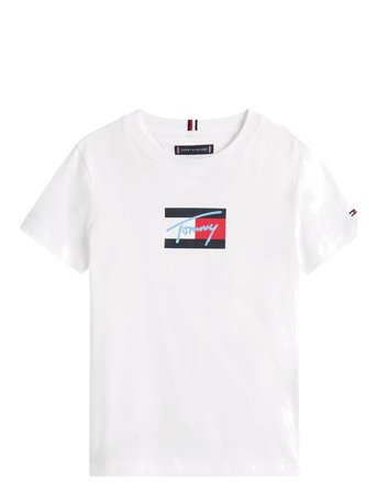 Tommy Hilfiger | Tommy Script Flag Print Tee Ss | 152