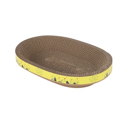 Cat Scratcher Bølgepap Scratch Pad Kat Scratching Lounge Bed Sofa Kat Scratch Couch Bed til indendørs katte