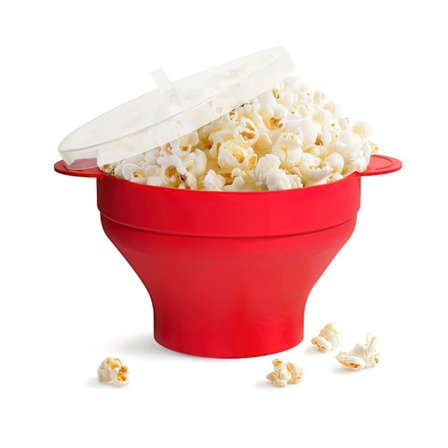 Popcornmaskin / Popcornskål - Lag popcorn i mikrobølgeovnen