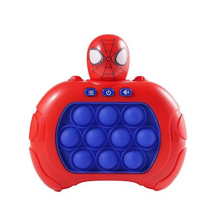 Spiderman Spillmaskin Med Lyd Og Lys, Fidget-leketøy, Figet, Stressavlastning, Pop-it Hjernetreningsleketøy
