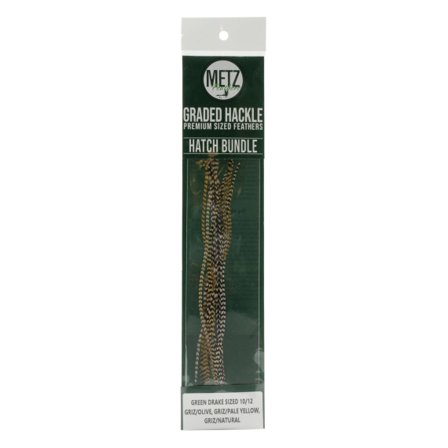 Metz Hackle Hatch Bundle 3-pcs - Drake #10-12