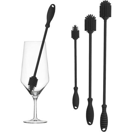 CDQ Silikonflaskbörste, Flaskrengöringsborstar Vattenflaska