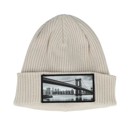 Calza Pennello - Beis cuff Beanie - Bridge Beanie Sand Organic Cuff @ Hatstore