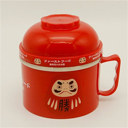 Ramen Nudlar Skål Med Lock Rostfritt Kök Instant Nudlar Skål