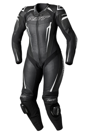 RST Tractech Evo 5 MC Leather Suit Women Black/White L