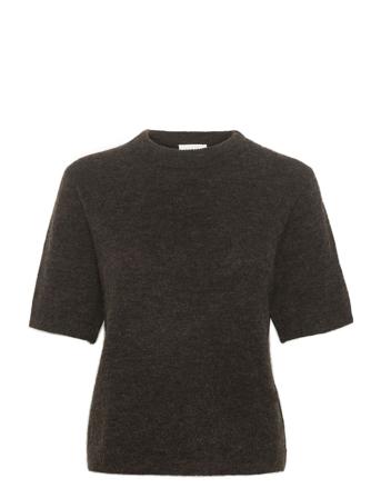 Tammiemw Knit Pullover Ss Brown My Essential Wardrobe