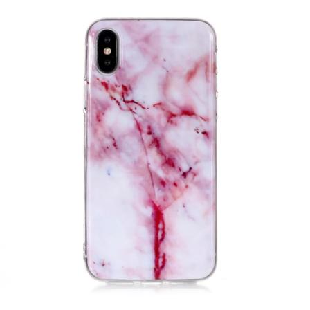 Marmorskal Med Rosa Färgdroppar Till Iphone Xs/x