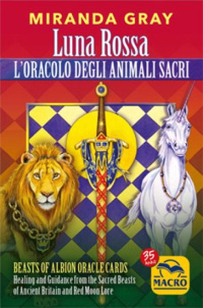 Luna Rossa. L'oracolo degli animali sacri. Beasts of albion oracle cards Miranda Gray