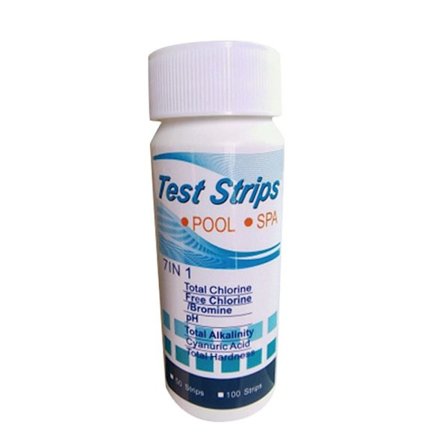 100 ct pH-testiliuskat 7 in 1 Pool testiliuskat pH-testipaperi