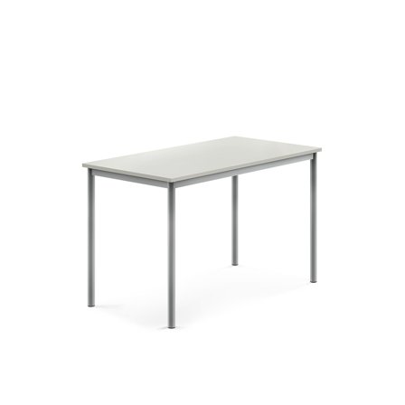 Tisch BORÅS, 1200x700x760 mm, Laminat grau, alugrau