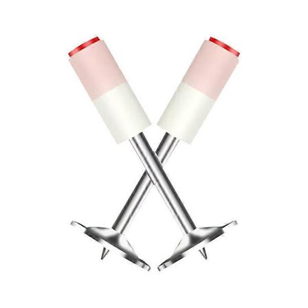 40 stk. kraftige betongspiker, mini runde spiker i stål for spikerpistol, tilbehør til spikerpistol, manuelle stålnagler, pistolnagle tilbehør