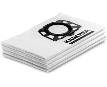 Kärcher-Filterpåsar WD 3 4-pack-Filterposer i fleece for våt- og tørrstøvsuging -Cleaning & Garment Care-Støvsugerposer