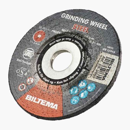 Navrondell stål 115 x 6 mm - Biltema