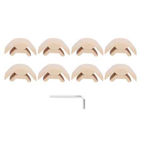 Hjørneklemmesæt til træarbejde Retvinklede klemmer Panelstik DIY Møbler Træfarve