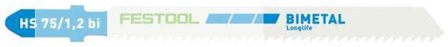 Festool HS 75/1,2 BI/5 Sticksågsblad, Maskintillbehör & förbrukning