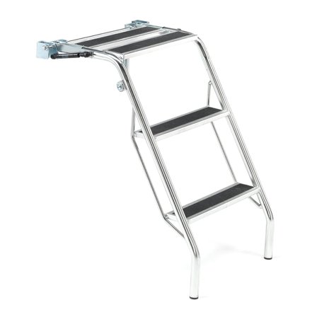 Ladder for shelf trolleys