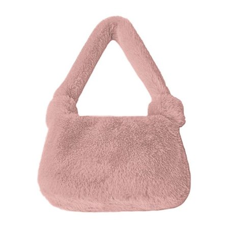 Fyrkantig Väska Handväska MÖRKROSA