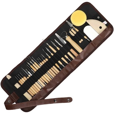 Saviveistotyökalusetti - 30 kpl, puukahva