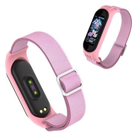 Xiaomi Mi Smart Band 6 / 5 nylon watch band - Pink