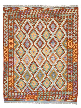 Dywan Kilim Afgan Old Style 156X198 (Wełna, Afganistan)