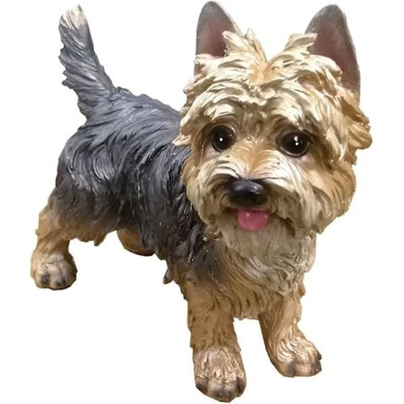 Hundeskulpturer Simulering Hundeornamenter Hundestatue Dagligstue Udendørs Boligindretning Havedekorationer Yorkshire Terrier Skulptur