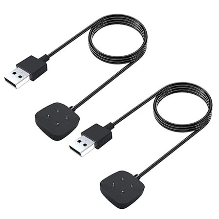 Versa 3 / Sense Smart Watch Laddarkabel Kompatibel med Fitbit Sense & Fitbit Versa 3 Laddning av USB -sladd Tillbehör för Fitbit Versa 3/s