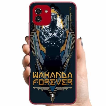 Samsung Galaxy A03 Tpu Mobilskal Black Panther: Wakanda Foreve