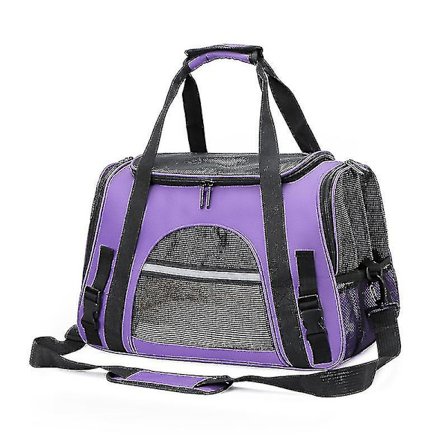 Håndveske for kjæledyr, bæresele for katt, pustende skulderveske for kjæledyr, reiseveske for utgående kjæledyr