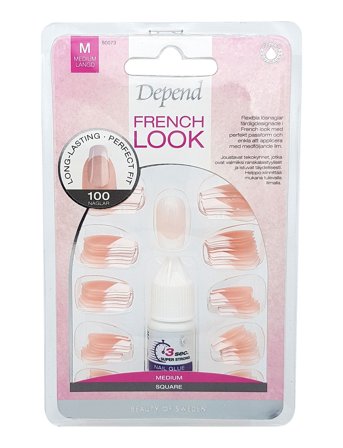 Depend Cosmetic French Fashion 100-Pack Sq - Nude - ONE SIZE