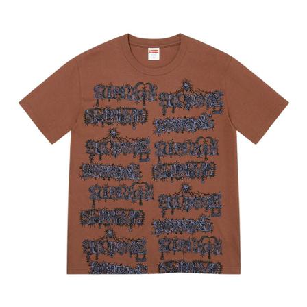 Supreme T-Shirts Brun, Herre