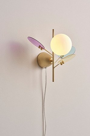 Jotex - PETAL Wandleuchte Lila / blau / rosa - Kaufe Wandleuchten bei Jotex