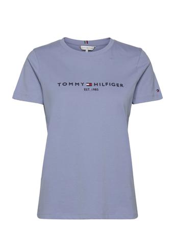 Regular Hilfiger C-Nk Tee Ss T-shirts & Tops Short-sleeved Blå Tommy Hilfiger