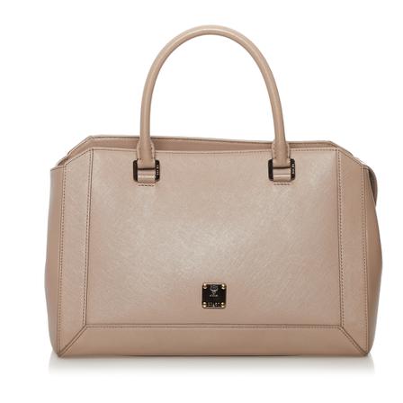MCM Pre-owned, Pre-owned Handbag Bruin, Dames, Maat:ONE Size