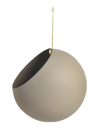 AYTM Globe Hængende Blomsterpotte - Grey - Ø17X28.0CM