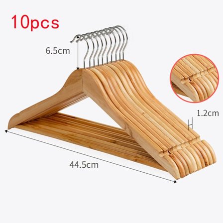 Mordely 10st klädhängare Byxstångsplagg