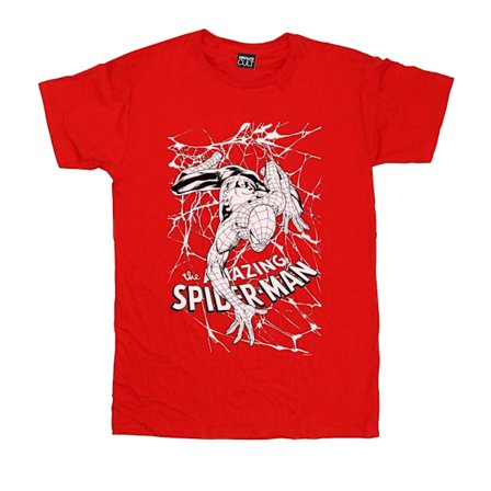 Marvel Boys Spider-Man Web Crawler T-shirt 9-11 år Röd