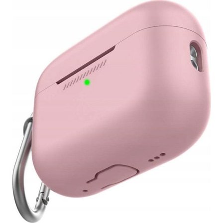 Keybudz Elevate Laddningsfodral med Hänge för Apple AirPods Pro 2 Rosa