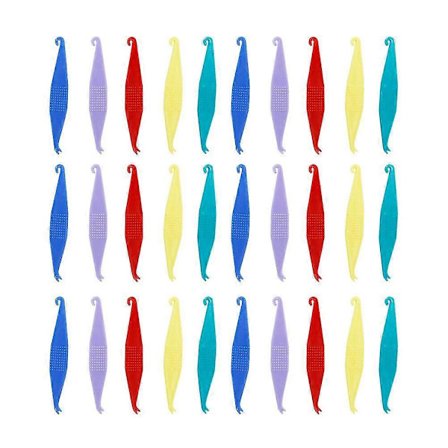 50 st Dental Ortodontisk Gummiband Krokar Placer Plast Ortodontisk Ring Retraktor Ortodontisk Stretchig Placerare Hängslen Stretchiga Band Borttagare 