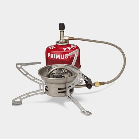 Cocina portátil de gas / cocina de tormenta Primus EasyFuel II, 3000 W, con encendido piezoeléctrico integrado, + Power Gas (230 gramos)