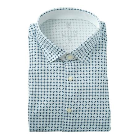 Desoto Kent overhemd multicolour 154 , Blauw , Heren , Maat: L
