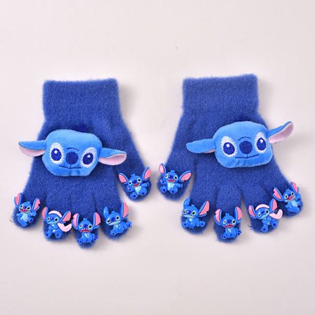 Stitch Femfingerhandsker fra Disney - Varme, Plysset & Lette at Bruge | Sød Gave til Hverdag og Fest