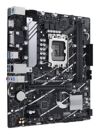 ASUS PRIME B760M-K D4 - hovedkort - mikro ATX - LGA1700-sokkel - B760