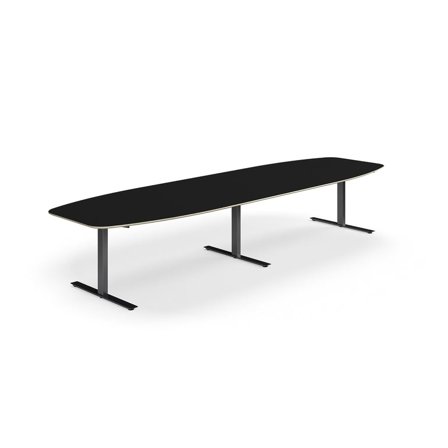 Conference table NOVUS, 4000x1200 mm, black
