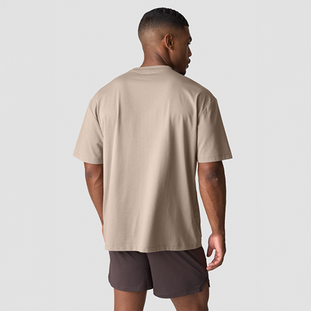 T-shirts ICANIWILL Everyday Relaxed T-shirt Greige - Bodyman.dk