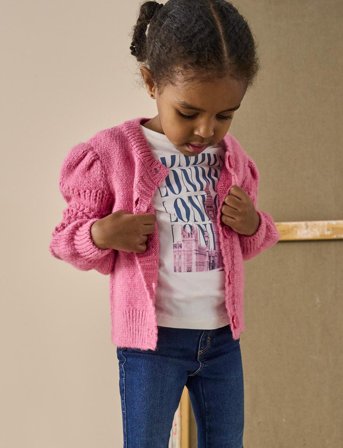 Kids Only Kmgcelina Life Reg L/S City Top Box Jrs - White - 92