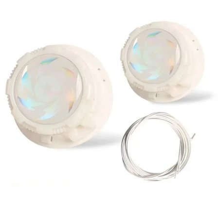 Metall Wire Swivel Automatisk Spenne Tau Sneaker Sko Lisser