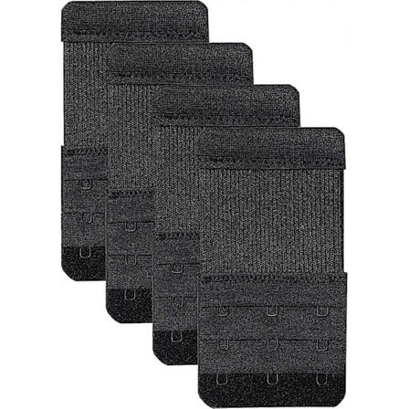 BH-Forlænger med 3 Kroge, Strækbar Blød og Behagelig BH-Remforlænger (FMY)