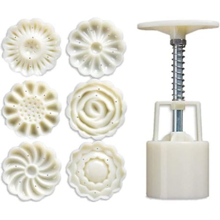 1 set månkaksform kakstämplar månkaksform set kakform M