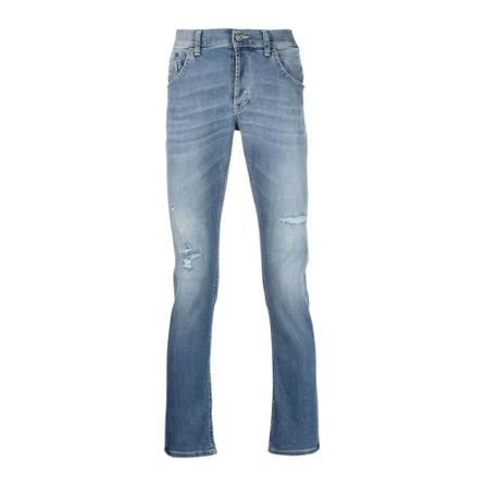 Dondup, Jeans Blauw, Heren, Maat:W32,Cotton