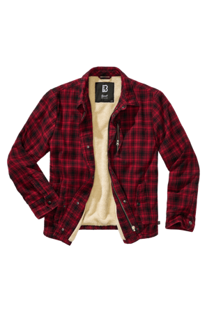 Brandit Classic Sherpa Jacket Red/Black L